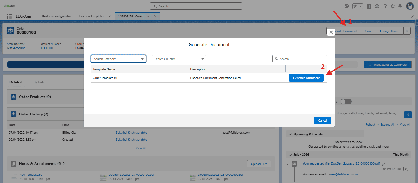 Template Selection Dialog